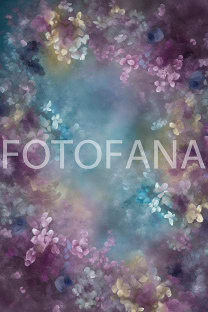 Sweet Lilac Floral Fine Art Digital Backdrops Maternity Backdrop Overlays Photography Digital Background Overlays Photoshop Textures