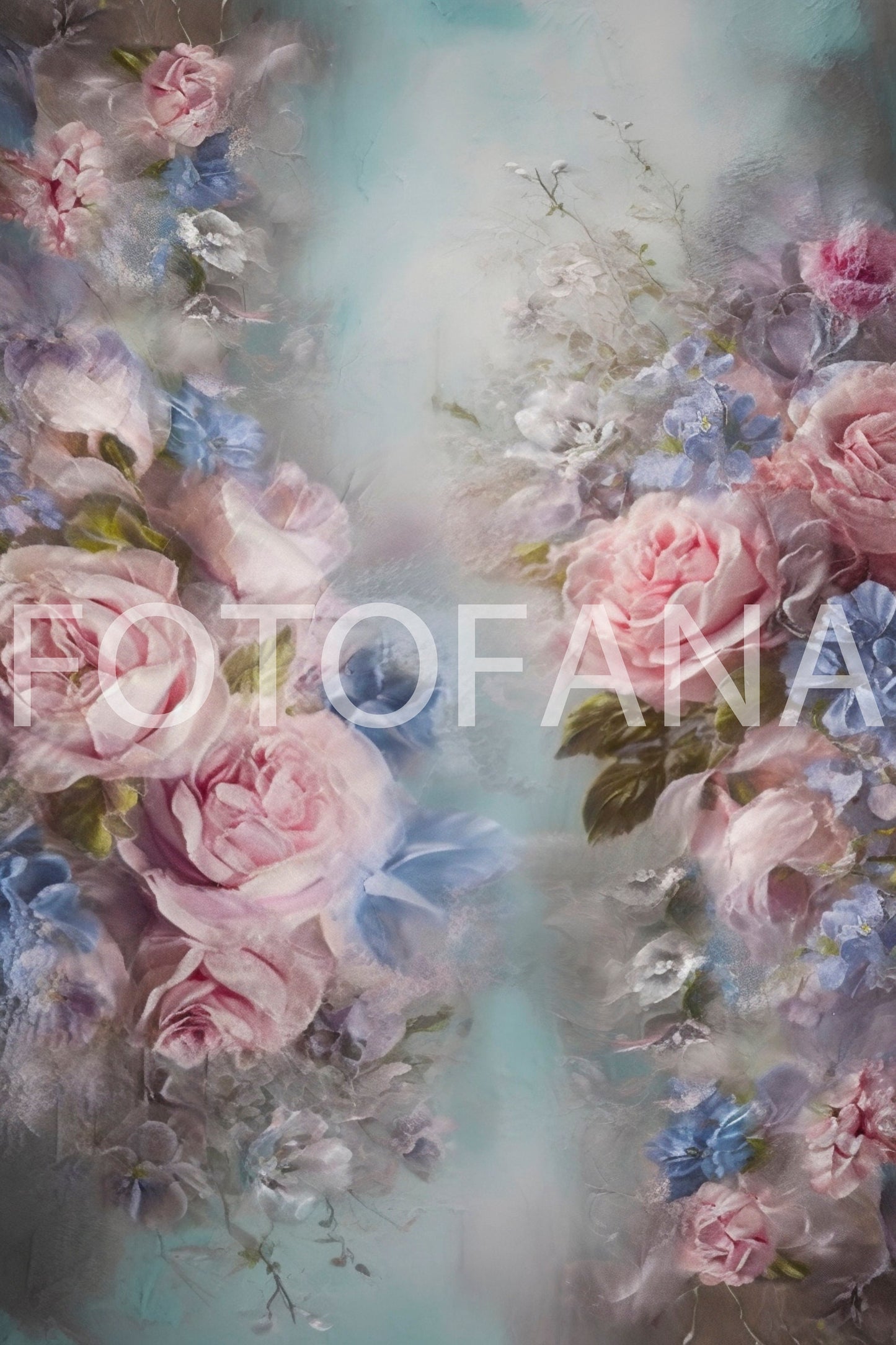 Pastel Roses Floral Fine Art Digital Backdrop Maternity Backdrop Overlays Photography Digital Background Maternity Overlay Photoshop Texture