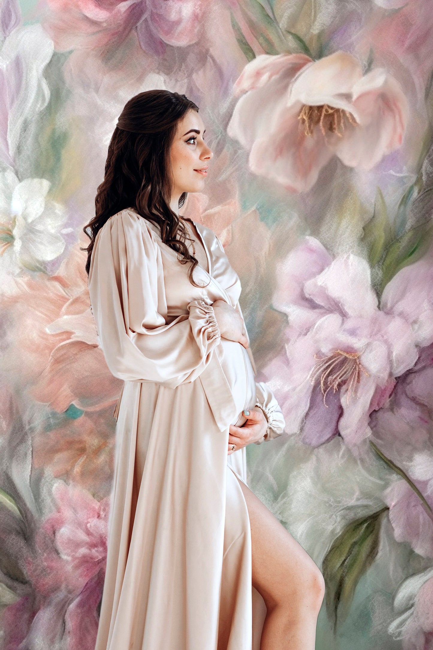 Digital Backrop Spring Backdrop Floral Fine Art Texture Digital Pastel  Backdrops Maternity Backdrop Overlay Background Photoshop Textures
