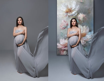 Digital Backdrop Pastel Floral Backdrop Fine Art Digital Backdrops Maternity Overlays Photography Digital Photoshop Textures Digital Overlay