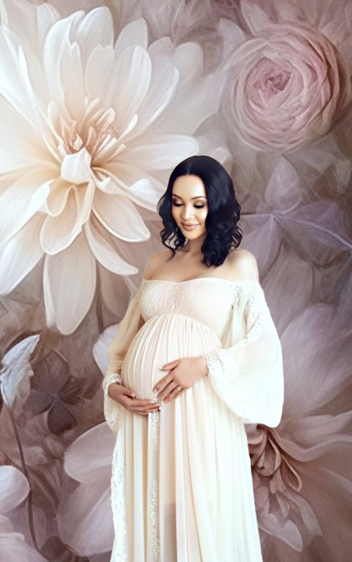 Floral Maternity Fine Art Floral Digital Backdrops Portrait Overlays Photography Digital Background Overlays Photoshop Textures Overlays jpg