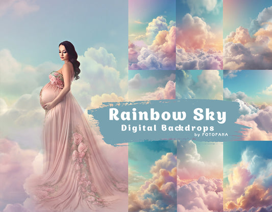 Digital Backdrop Sky Backdrop Maternity Overlay Photography Digital Background Overlays Photoshop Overlay Texture Maternity Backdrop Сlouds