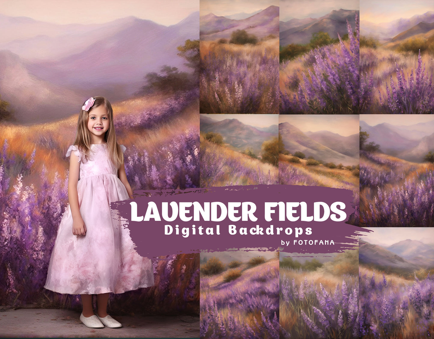 13 Digital Backdrop Floral Fine Art Digital Backdropund Maternity Backdrop Overlay Photography Digital Background Lavender Fields Texture