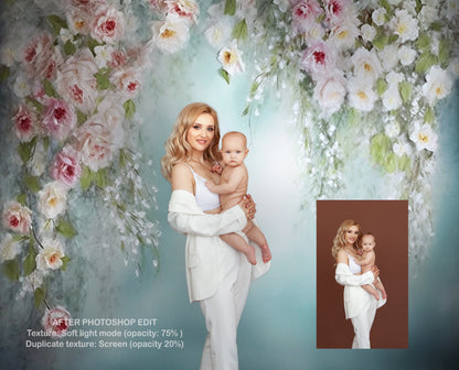 Digital Backdrop Floral Spring Fine Art Textures Digital Background Maternity Overlay Photography Digital Background Overlays Photoshop JPG