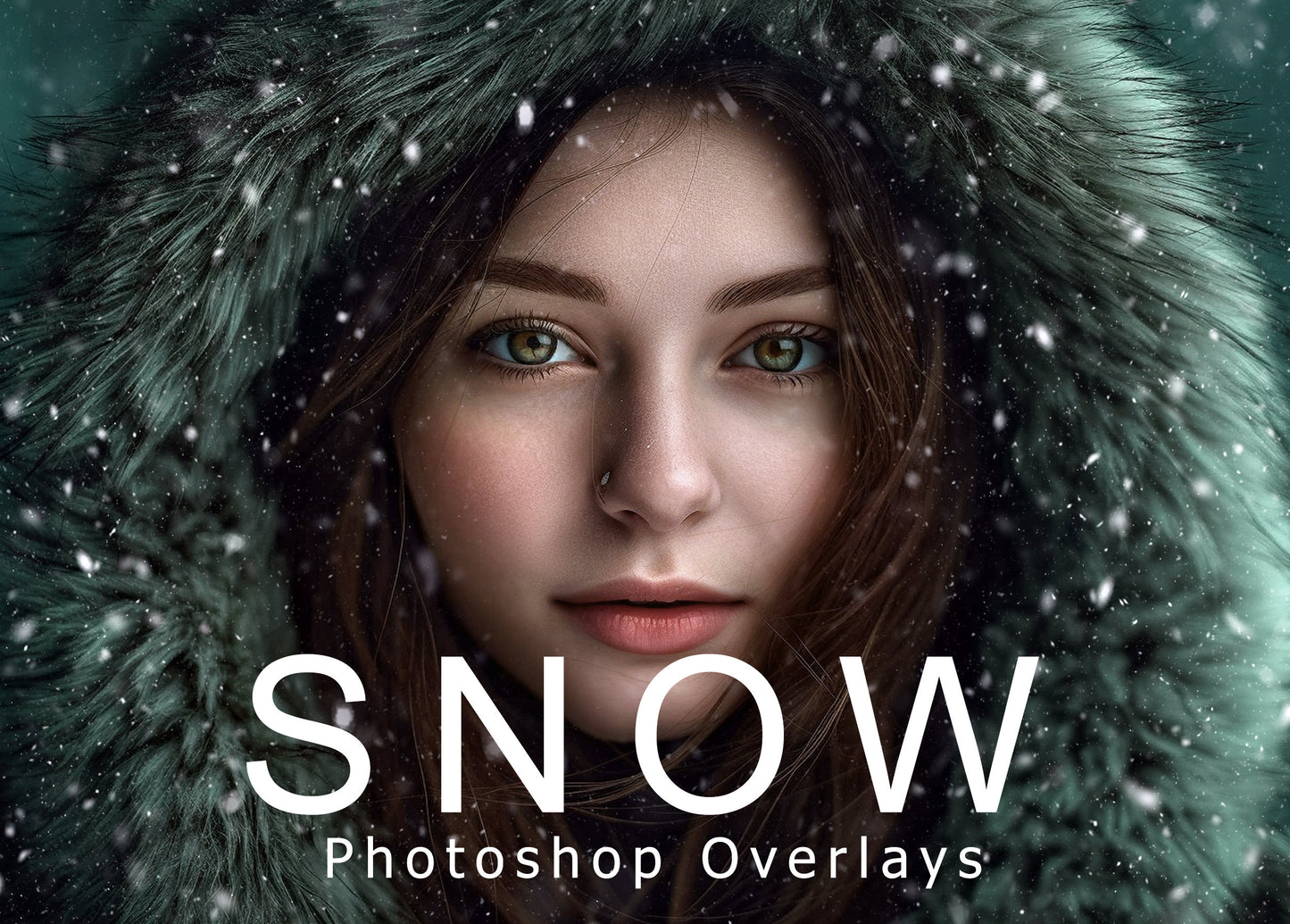 60 Realistic falling snow overlays, falling snow, Photoshop overlays, Winter Overlays, Christmas overlays, Photo Editing Photoshop, Download