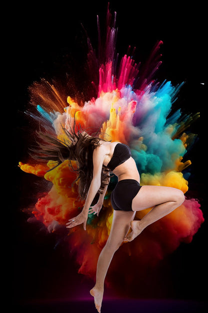 Colorful Powder Explosion Digital Backdrop Overlays Colorful Dust Backdrops Maternity Digital Backdrop Overlays Maternity Overlays Colorful