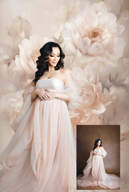 Floral Maternity Fine Art Floral Digital Backdrops Portrait Overlays Photography Digital Background Overlays Photoshop Textures Overlays jpg