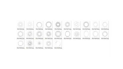 Star Circle Silver Halo Maternity Overlays Halo Scrapbooking Clipart Photoshop Maternity Digital Backdrop Studio Ring Overlay Png Overlays