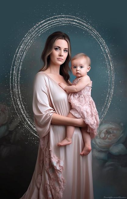 Silver Circle Overlays Maternity Light Ring Halo Frame Circles Shine Ring Light Maternity Rings Maternity Halo Digital Backdrop Clipart Png