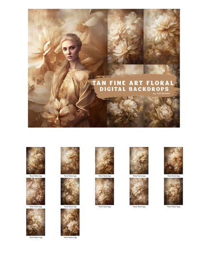Fine Art Floral Digital Backdrops, Maternity Backdrop Overlays, Photography Digital Background Overlays, Photoshop Textures Overlays