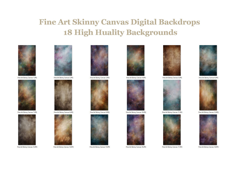 Skinny Canvas Studio Backdrops – Maternity Fine‑Art Textures