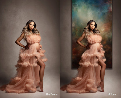 Skinny Canvas Studio Backdrops – Maternity Fine‑Art Textures