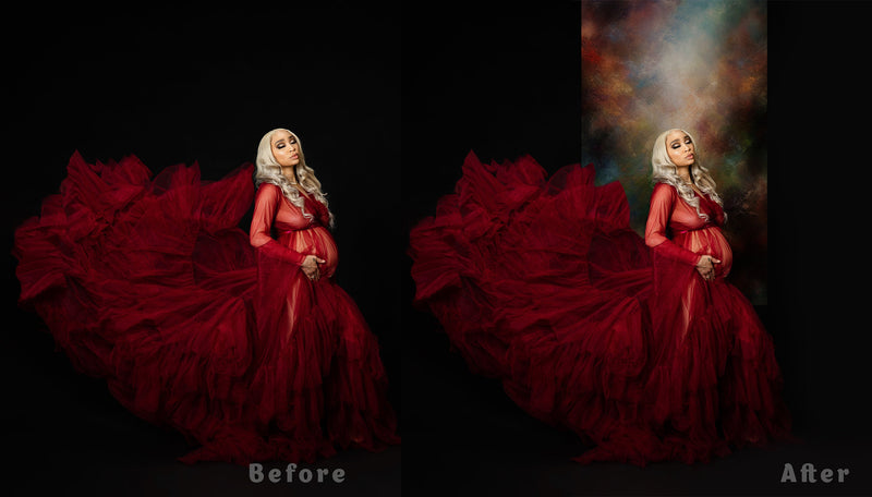 Skinny Canvas Studio Backdrops – Maternity Fine‑Art Textures