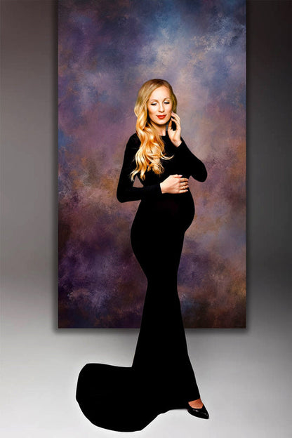 Skinny Canvas Studio Backdrops – Maternity Fine‑Art Textures