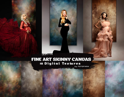 Skinny Canvas Studio Backdrops – Maternity Fine‑Art Textures