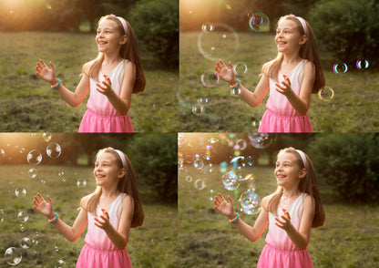 Realistic soap bubble overlays, floating bubbles, bubble overlayssoap bubbles photoshop overlays, blowing bubbles, DOWNLOAD, summer overlay