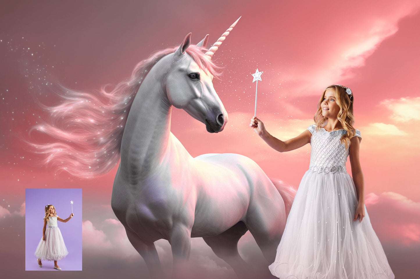 Unicorn Digital Backdrop Fantasy Backgrounds Magic Princess Digital Backdrop Animal Fairytale Backdrop Girls Digital Background Photoshop