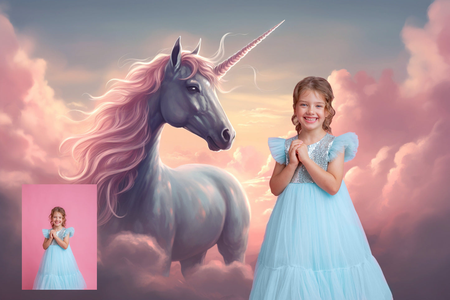 Unicorn Digital Backdrop Fantasy Backgrounds Magic Princess Digital Backdrop Animal Fairytale Backdrop Girls Digital Background Photoshop