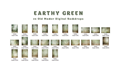 Earthy Green Old Master Digital Background Studio Portrait Backdrop Grunge Background Graduation Background Studio Maternity Backdrop Jpg