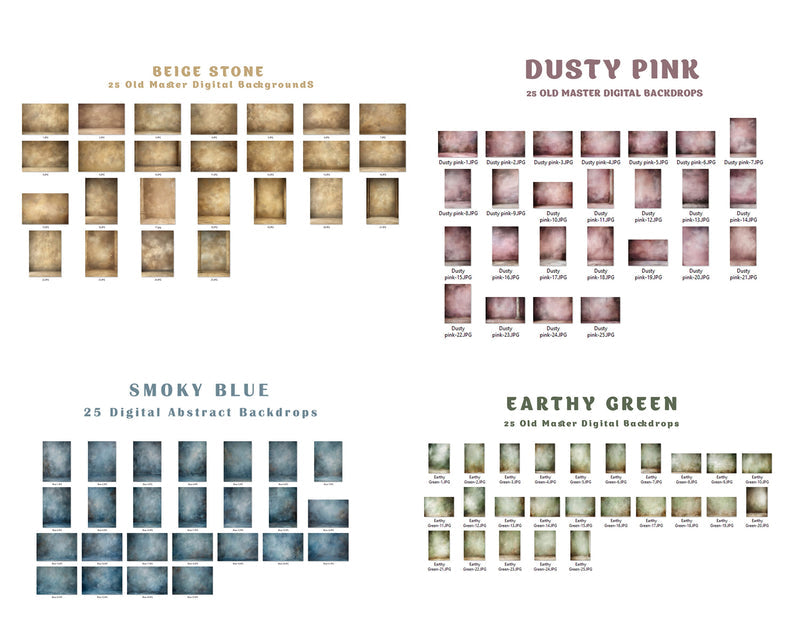 Old Master Fine Art Background – Grunge Studio Overlays