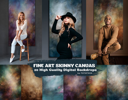 Skinny Canvas Studio Backdrop