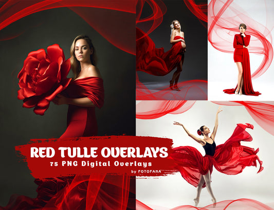 75 Red Tulle Overlays Photoshop Veil Digital Flying Tulle Veil Overlays Tulle Overlays Maternity Session Fabric Overlays Translucent Veil