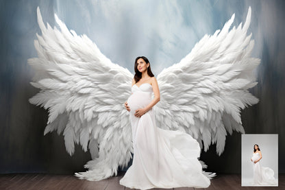 25 Angel Wings Digital Backgrounds Maternity Backdrop Overlays Studio Backdrops Photoshop Maternity Fine Art Textures Photoshop Overlays jpg