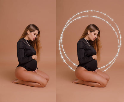 25 Light Circle Halo Maternity Overlays Halo Scrapbooking Clipart Photoshop Maternity Digital Backdrop Studio Ring Overlay Light Overlay PNG