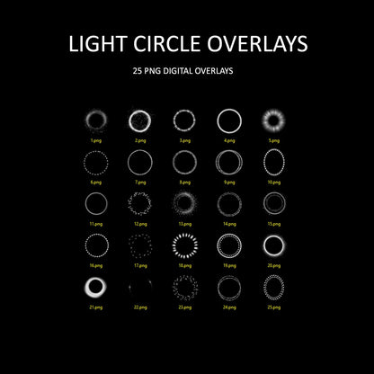 25 Light Circle Halo Maternity Overlays Halo Scrapbooking Clipart Photoshop Maternity Digital Backdrop Studio Ring Overlay Light Overlay PNG