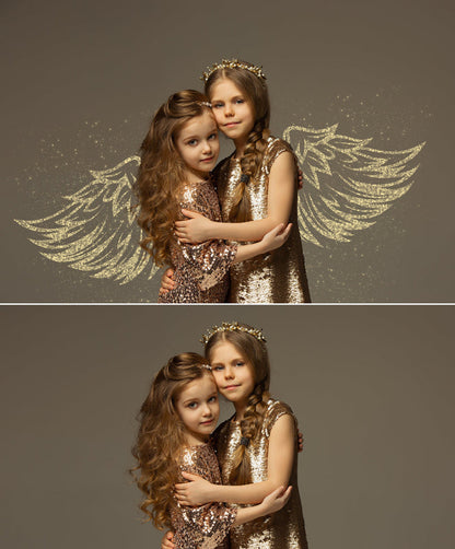 Glitter Wings Digital Overlay Digital Fairy Dust Photoshop Overlays Fantasy Fairy Wings Overlay Clipart Digital Overlays Photoshop Download