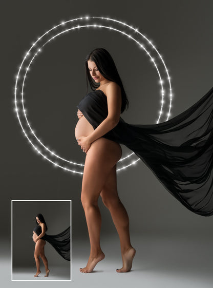 25 Light Circle Halo Maternity Overlays Halo Scrapbooking Clipart Photoshop Maternity Digital Backdrop Studio Ring Overlay Light Overlay PNG