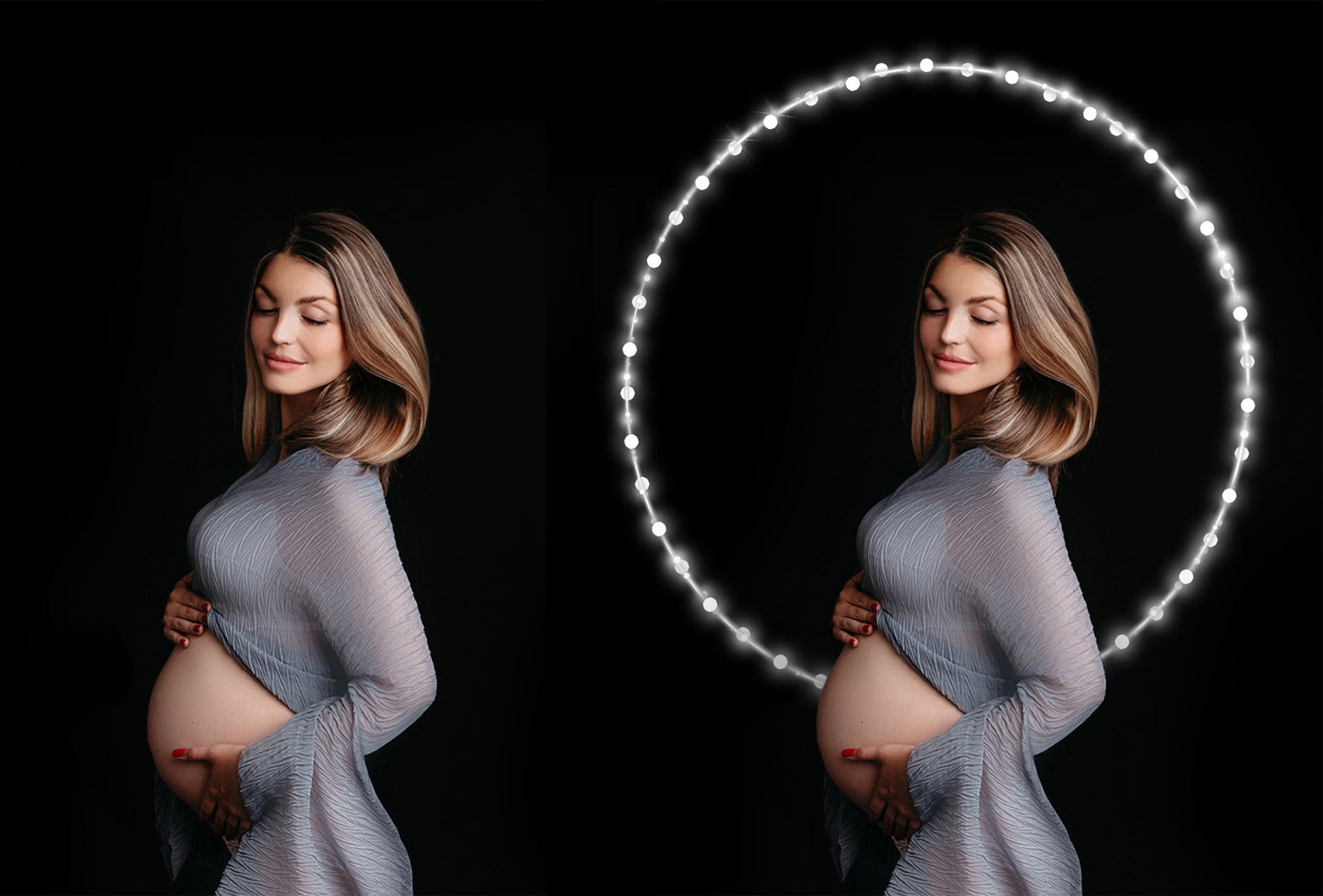 25 Light Circle Halo Maternity Overlays Halo Scrapbooking Clipart Photoshop Maternity Digital Backdrop Studio Ring Overlay Light Overlay PNG