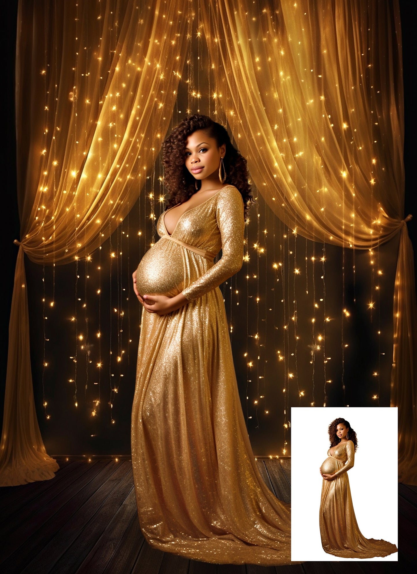 Maternity Digital Backdrop Photo Backdrop For Photographers Textures Digital Background Overlays Maternity Backdrops Gold Crystal Curtains