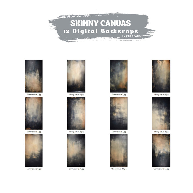 Skinny Canvas Digital Backdrops