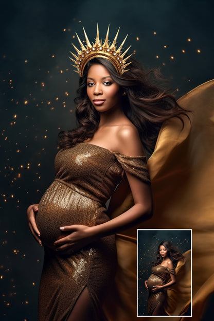 6 Celestial Halo Crown Overlays Crown Goddess Headpiece Celestial Spike Crown Digital Tiara Star Crown Photoshop Maternity Overlay Queen PNG