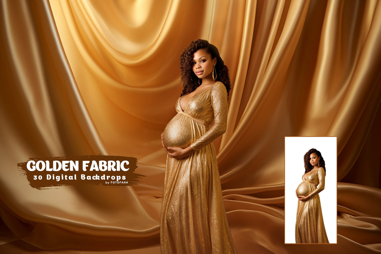 Golden Flowing Fabric Maternity Digital Backdrop Overlays Silk Digital Backdrops Photoshop Maternity Digital Backdrop Overlays Silk Fabric