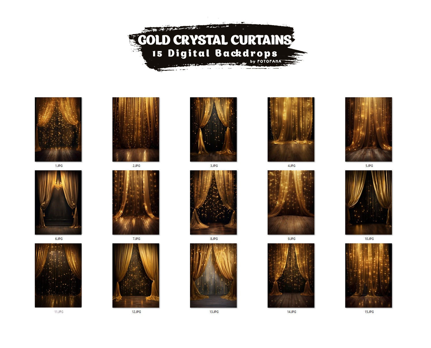 Maternity Digital Backdrop Photo Backdrop For Photographers Textures Digital Background Overlays Maternity Backdrops Gold Crystal Curtains