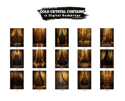 Maternity Digital Backdrop Photo Backdrop For Photographers Textures Digital Background Overlays Maternity Backdrops Gold Crystal Curtains