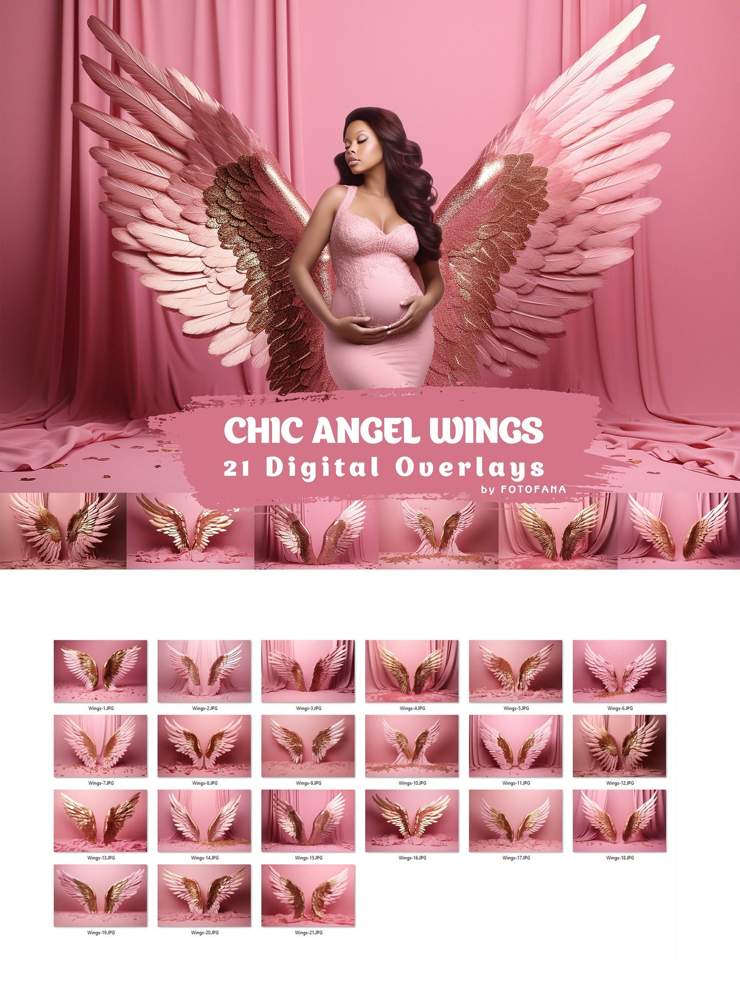 Digital Background Angel Wings Backdrop Maternity Backdrop Overlays Studio Backdrops Photoshop Maternity Fine Art Textures Photoshop Overlay