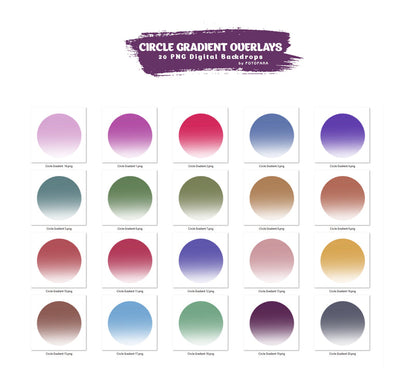 Circle Gradient Overlay Maternity Photoshop Overlay Maternity Digital Backdrop Shadow Overlay Background Maternity Studio Backdrop Overlays