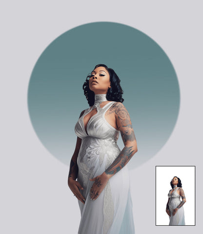 Circle Gradient Overlay Maternity Photoshop Overlay Maternity Digital Backdrop Shadow Overlay Background Maternity Studio Backdrop Overlays