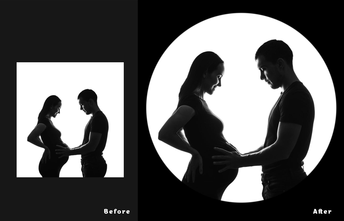 Shadow Overlay Frame Overlay Silhouette Overlay Modern Maternity Overlay Maternity Frame Maternity Ring Digital Backdrop Digital Background