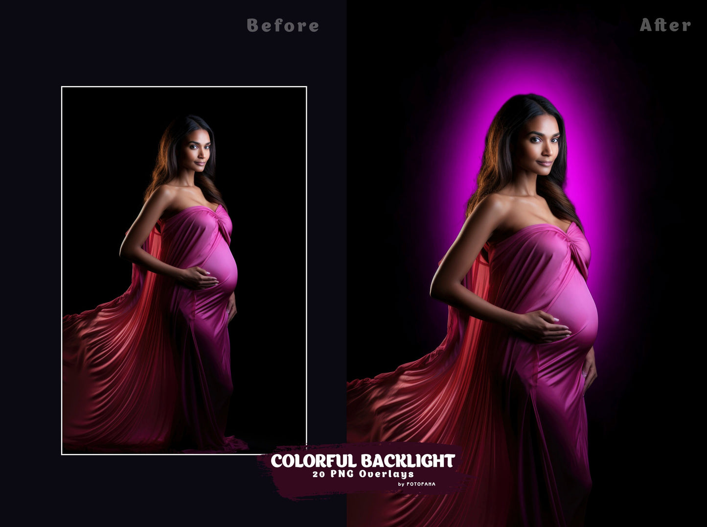 20 Backlight Light Overlay Maternity Overlay Maternity Digital Backdrop Maternity Overlay Neon Light Overlay Halo Background Photoshop