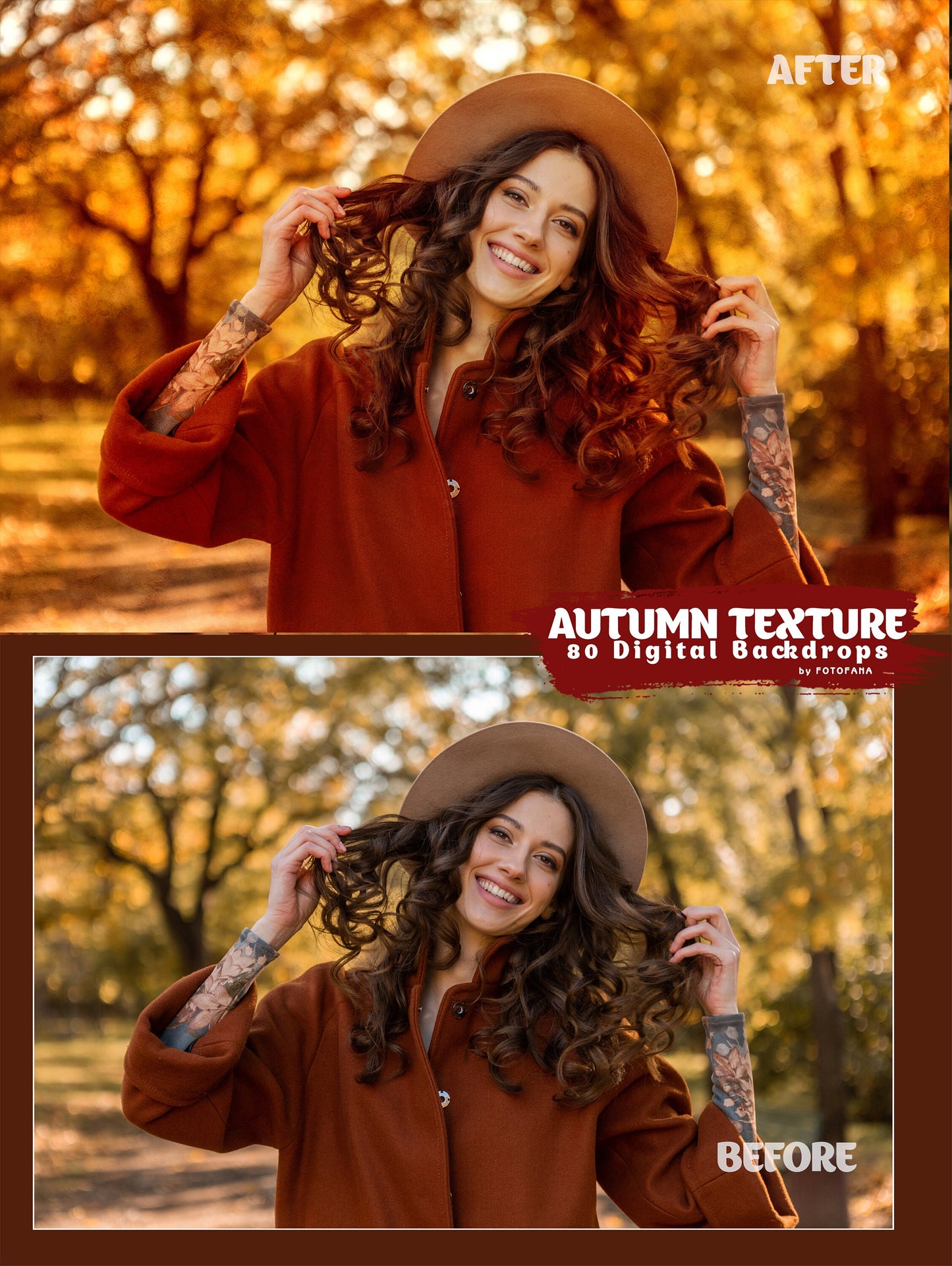 Autumn Textures for Photoshop Digital Backdrop Brown Fine Art Overlay Fall Old Masters Photography Backdrop Painted Digital Background JPG