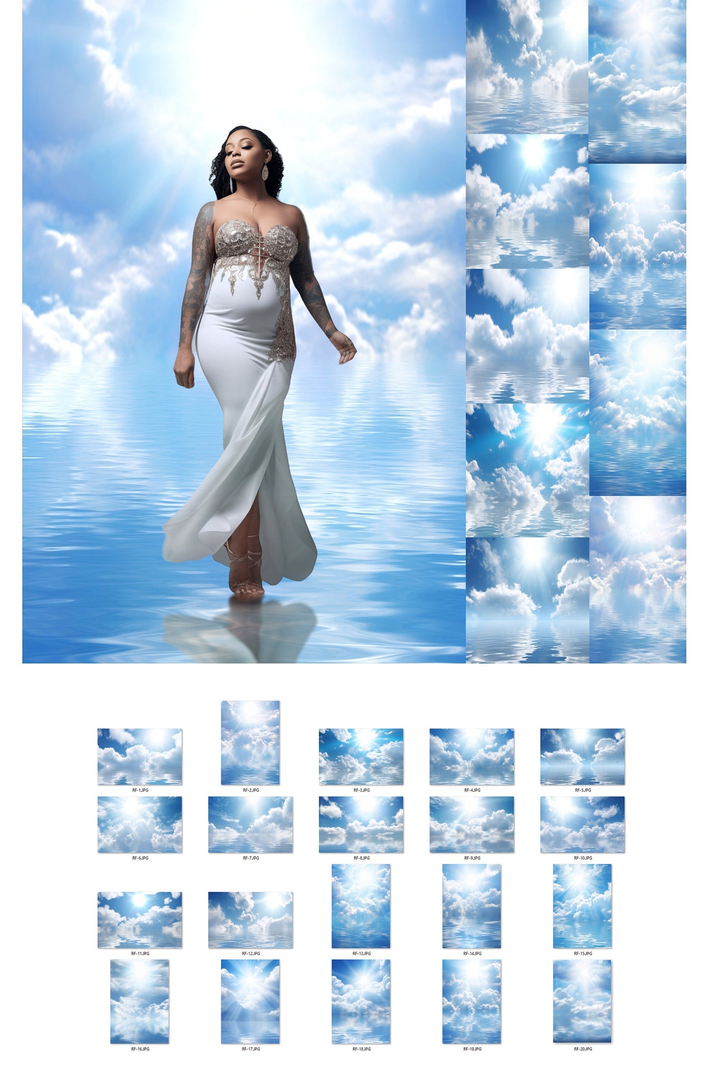 Sky Digital Backdrop Fine Art Overlay Backdrop for Photography Digital Background Overlays Photoshop Textures Overlay Goddess Maternity JPG