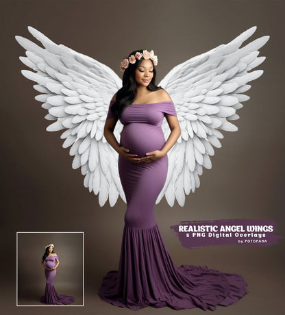 Angel Wings Overlay Maternity Digital Backdrop Overlay Studio Photoshop Overlays Photoshop Matrernity Digital Backdrops For Photography Png