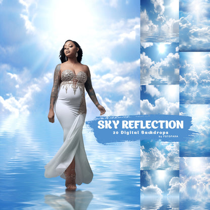 Sky Digital Backdrop Fine Art Overlay Backdrop for Photography Digital Background Overlays Photoshop Textures Overlay Goddess Maternity JPG