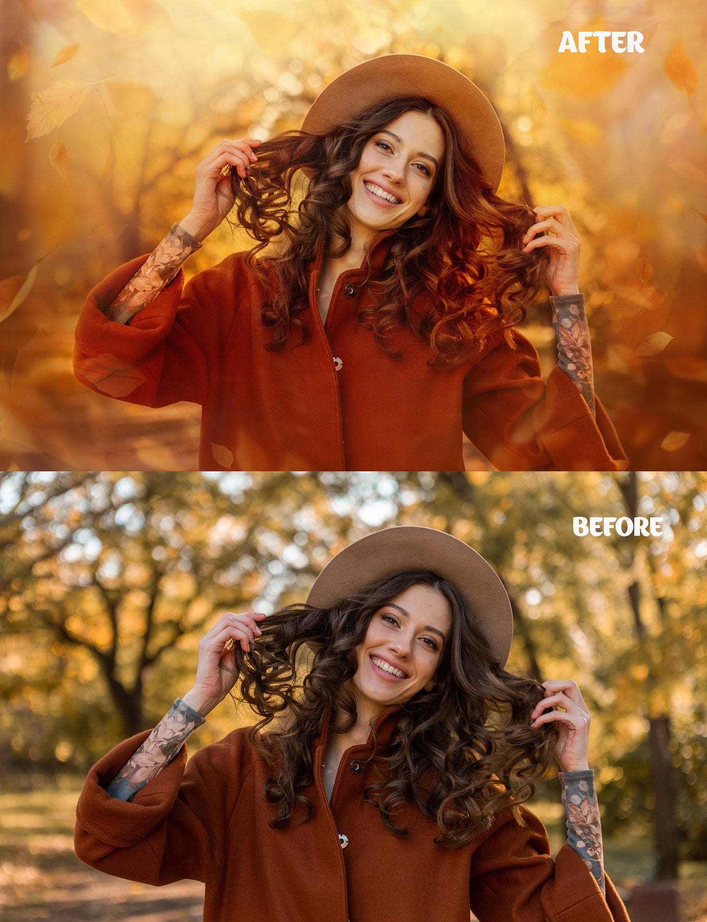 Autumn Overlays for Photoshop Digital Backdrop Autumn Leaves Overlay Fall Digital Backdrop Painted Digital Background Falling leaves Texture