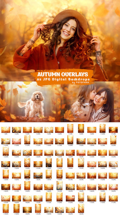 Autumn Overlays for Photoshop
