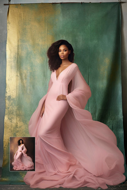 40 Fine Art Hand Painted Canvas Digital Backdrops, Photography Digital Backgrounds, Green Maternity Backdrops, Photoshop Textures Overlays